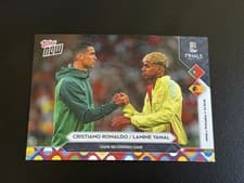 Cristiano Ronaldo / Lamine Yamal 2025 Topps Now card