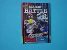 2025-26 Upper Deck MVP Mascot Battle Tommy Hawk/Louie #MB-7 card