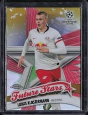 Lukas Klostermann 2019 Topps Chrome UEFA Champions League Future Stars card