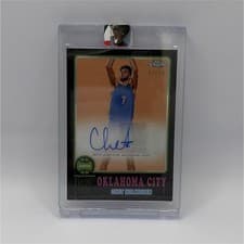 2024-25 Topps Chrome 1973 Topps Autographs Chet Holmgren #73TA-CH card