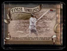 2025 Finest Timelines Babe Ruth #FT-20 card