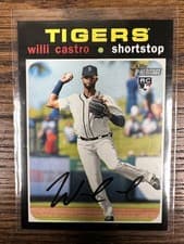 Willi Castro 2020 Topps Heritage card