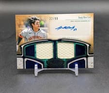 2026 Topps Tier One Autographed Tier One Relics Jung Hoo Lee #AT1R-JLE card