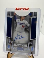 Yoshinobu Yamamoto 2024 Topps Tier One Break Out Autographs card