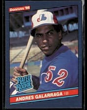Andres Galarraga 1986 Donruss card