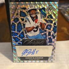 2025 Panini Mosaic Scripts Raheem Blackshear #SCR-RBR card
