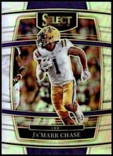 Ja'Marr Chase 2022 Panini Select Draft Picks card