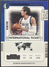 Boban Marjanovic 2021 Panini Contenders International Ticket card