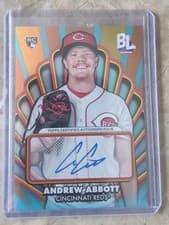 2024 Topps Big League Opening Act Autographs Andrew Abbott #OAA-AA card