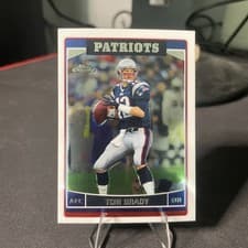 2006 Topps Chrome Tom Brady #106