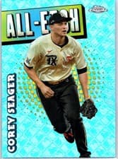 2025 Topps Chrome Logofractor Edition All-Etch Corey Seager #CAE-13 card