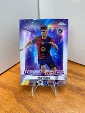 Pau Victor 2024 Topps Chrome UEFA Wonderkids card