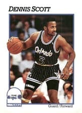 Dennis Scott 1991-92 Hoops Base Set card