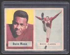 Dave Mann 1957 Topps card