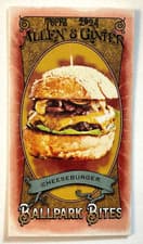 2024 Topps Allen & Ginter Ballpark Bites Mini Cheeseburger #BB-7 card