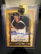 2025 Topps Gilded Collection Topps Gallery of Gold Autographs Bill Mazeroski #GOG-BM card