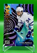 Auston Matthews 2024 SkyBox Metal Universe Z-Force card