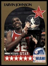 Earvin Johnson 1990-91 Hoops Base Set card