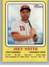 2018 Topps Heritage 1969 Collector Cards Joey Votto #JV
