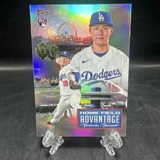 Yoshinobu Yamamoto 2024 Topps Chrome Update Home Field Advantage card