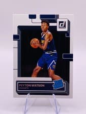 Peyton Watson 2022 Panini Donruss card
