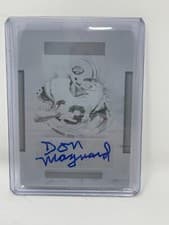 2018 National Treasures Signatures Don Maynard