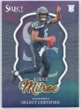 2025 Panini Select Select Certified Rookies Jalen Milroe #13 card