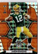 Aaron Rodgers 2022 Panini Mosaic card
