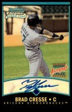 2001 Bowman Chrome Brad Cresse #332