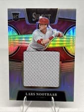 Lars Nootbaar 2022 Panini Select Rookie Jumbo Swatch card