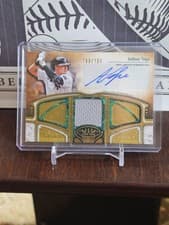 2026 Topps Tier One Autographed Tier One Relics Anthony Volpe #AT1R-AV card