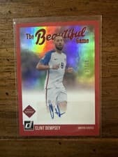 Clint Dempsey 2021 Panini Donruss Beautiful Game Autographs card