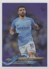 Sergio Aguero 2018 Topps Chrome Premier League card