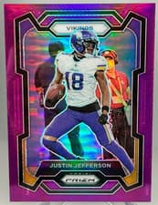 Justin Jefferson 2023 Panini Prizm card