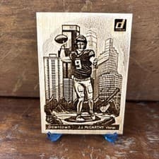 J.J. McCarthy 2024 Panini Donruss Downtown card