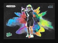 2025 Panini Prizm Draft Picks Black Color Blast Dante Moore #9 card