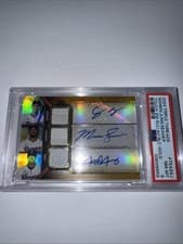 Josh Jung / Corey Seager / Marcus Semien 2024 Topps Triple Threads Relic Combo card