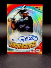 2025 Finest Moments Autographs Gary Sheffield #FMA-GS card
