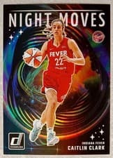 Caitlin Clark 2025 Panini Donruss WNBA Night Moves card