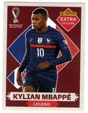 Kylian Mbappe 2022 Panini World Cup Qatar Stickers Extra card