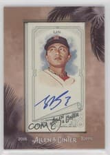 2018 Topps Allen & Ginter Framed Mini Autographs Tzu Wei Lin #MA-TL