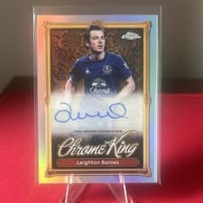 Leighton Baines 2025 Topps Premier League Chrome King Autograph card