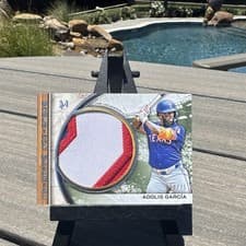 2025 Topps Museum Collection Momentous Material Jumbo Patch Relics Adolis García #MMJP-AG card