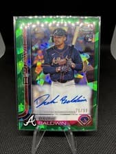 2025 Topps Chrome Update Sapphire Chrome Sapphire Autographs Drake Baldwin #USA-DB card
