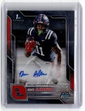 Deuce Alexander 2025 Bowman University Chrome Chrome Prospect Autographs card