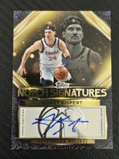 2025-26 Topps Topps Notch Signatures Corey Kispert #TNS-CK card