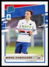 Mikkel Damsgaard 2020 Panini Chronicles Donruss Rated Rookies Serie A card