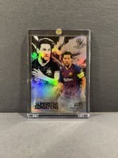 Lionel Messi 2018 Topps Chrome UEFA Champions League Superstar Sensations card