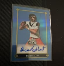 2025 Leaf Metal 92 Autographs Brady Hart #92L-BH1 card