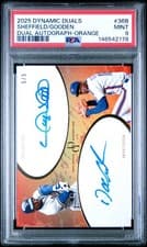 2025 Topps Dynamic Duals Base Set Gary Sheffield / Dwight Gooden #36 card